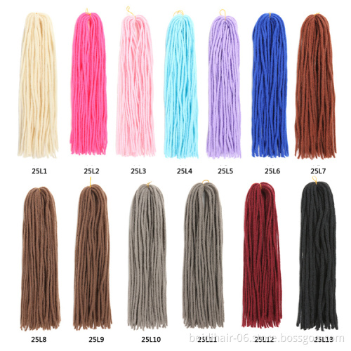 Sister Locs Synthetic Hair Soft Dreadlock Crochet Goddess Faux Loc
